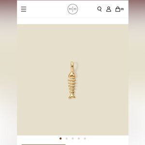 Fishbone Charm